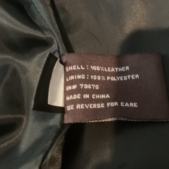 Ann Klein Leather Coat - Picture 10 of 10
